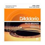 ENCORD. D'ADDARIO VIOLÃO AÇO 0.010 EXTRA LIGHT