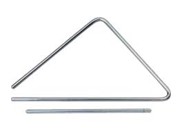 TRAINGULO 30 CM ACO CROMADO  TL601