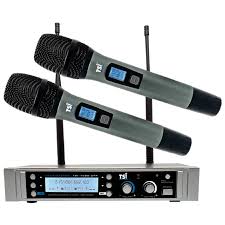 MICROFONE TSI SEM FIO DUPLO TSI-1500-UHF