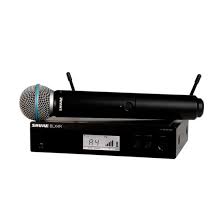MICROFONE S/FIO SHURE BLX24BR/BETA58 RACK