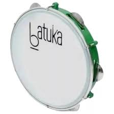 PANDEIRO LUEN 10'' ABS PELE LEITOSA - BATUKA VERDE