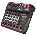 MESA DE SOM 6 CANAIS COMPACTA SOUNDVOICE MC6BT